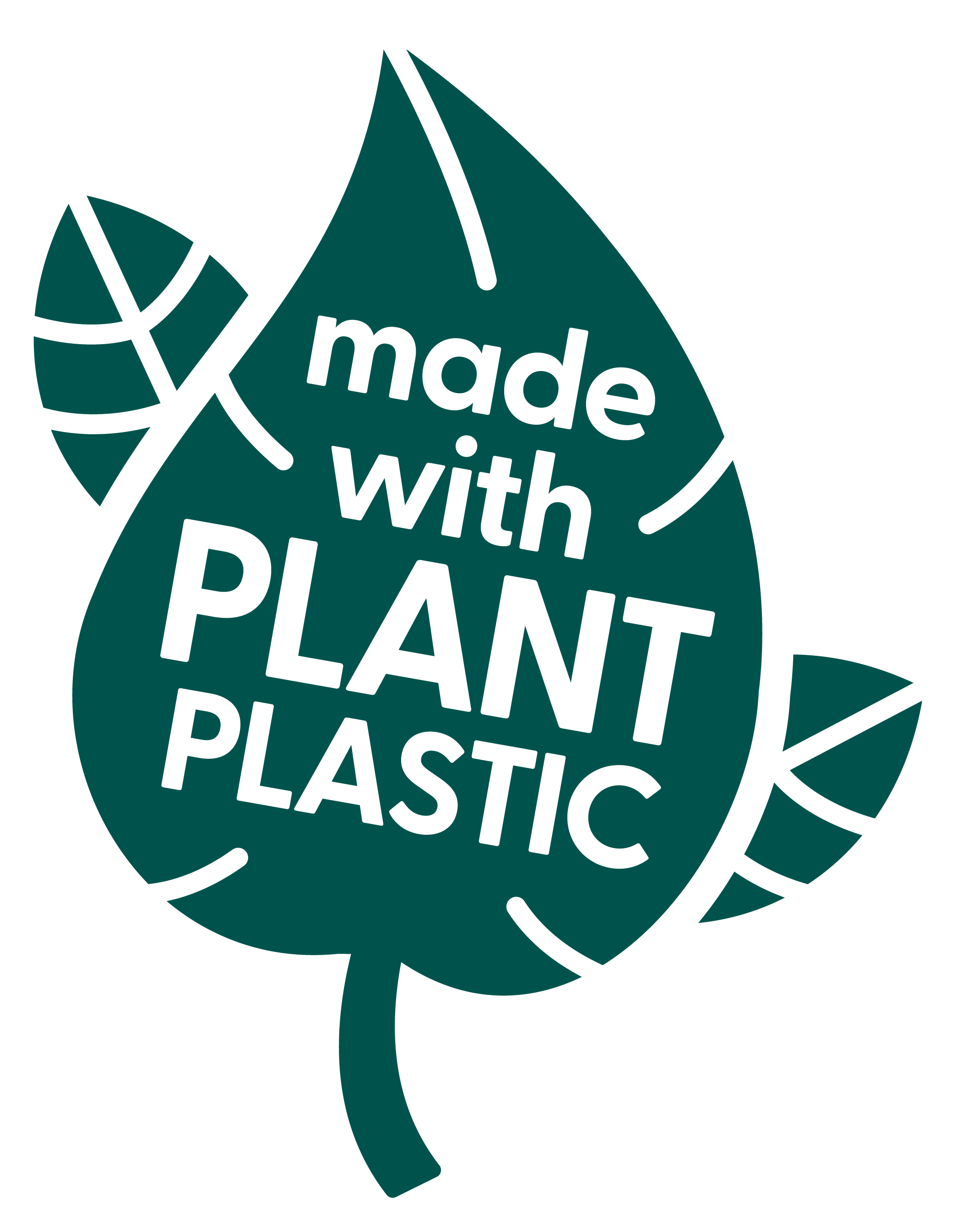 Hergestellt aus pflanzlichem Kunststoff