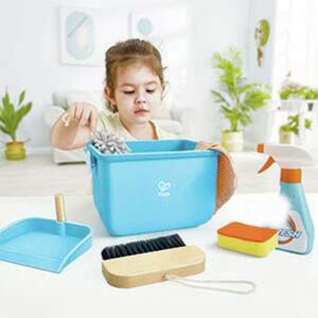 Spielzeug-Putzset mit Eimer
