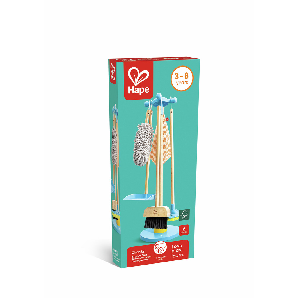 Spielzeug-Putzset mit Ordnungsständer