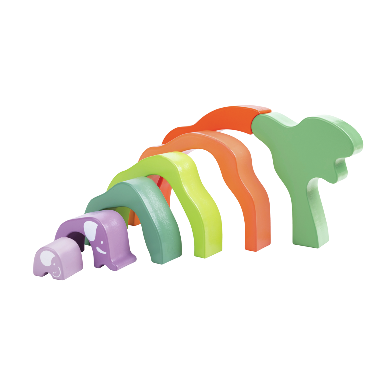 Stapelblöcke Elefanten-Safari