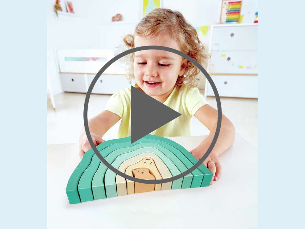 Stapelblöcke Eisbären in der Arktis