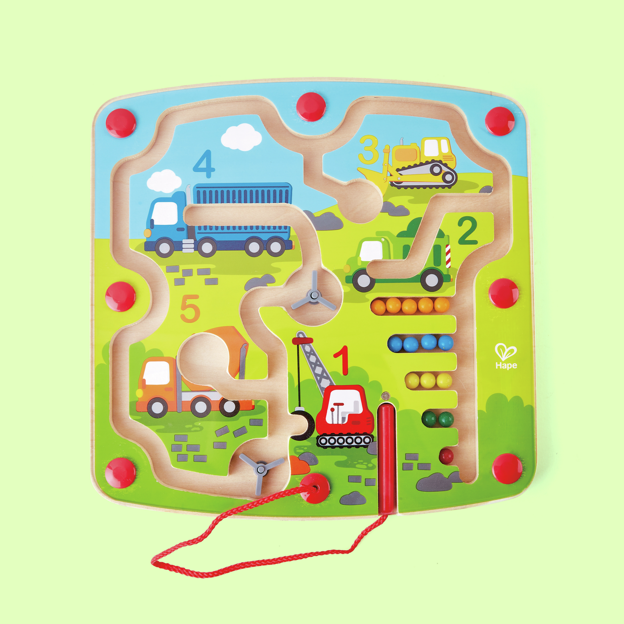 Baufahrzeuge- Labyrinth