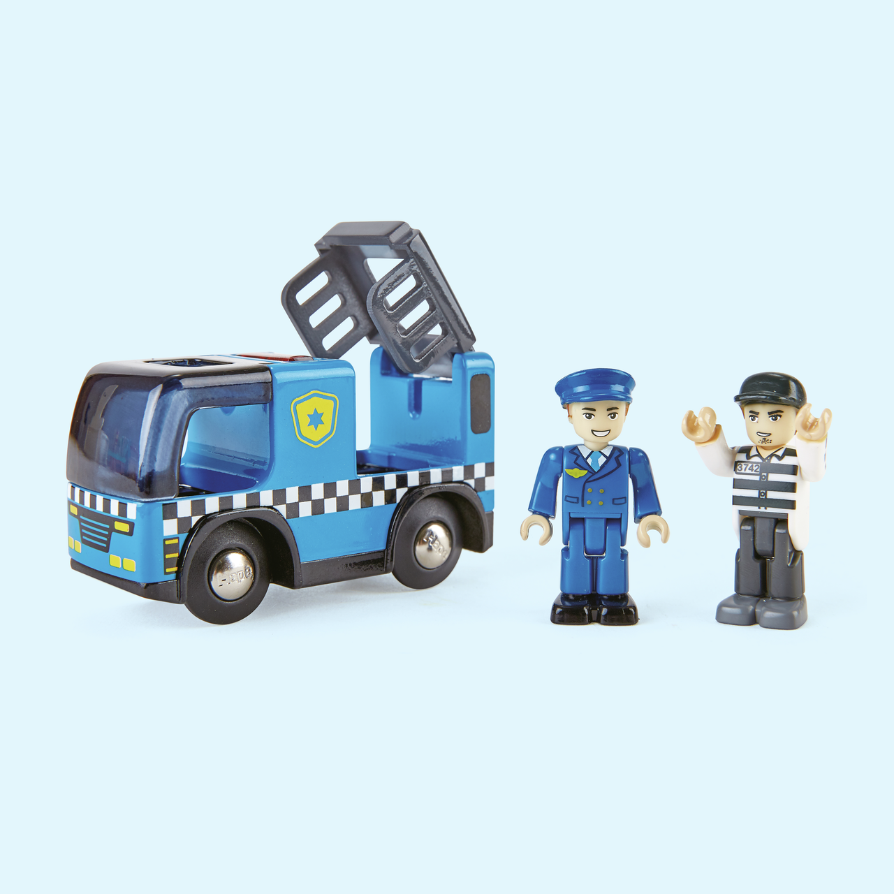 Polizeiauto mit Sirene 