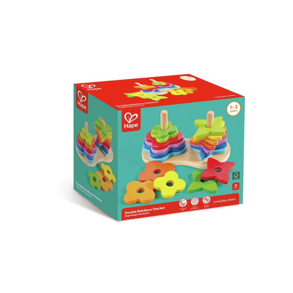 Regenbogen Steckspiel