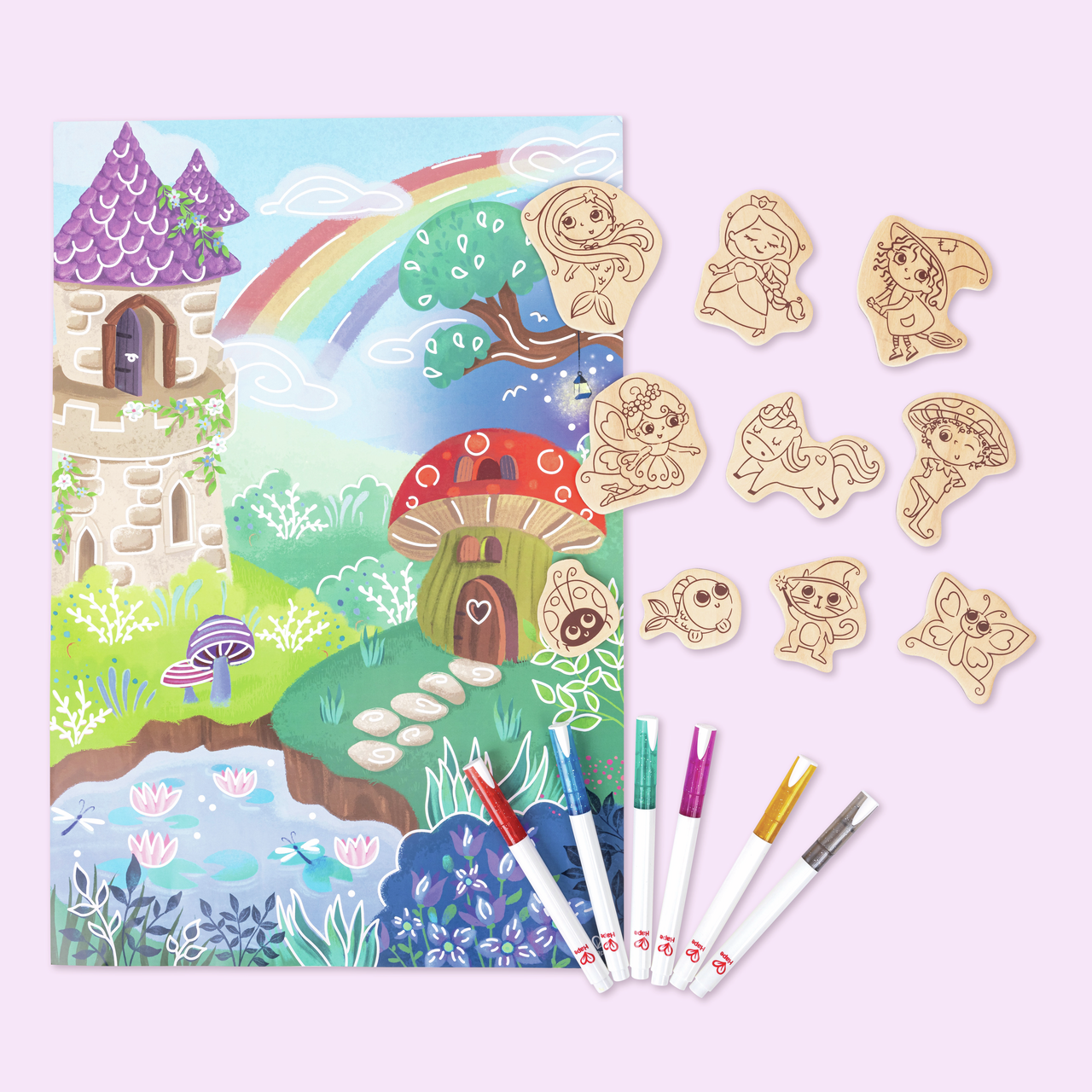 Mal & Spielset „Zauberwald“