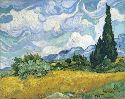 Van Gogh Cypress Building Blocks