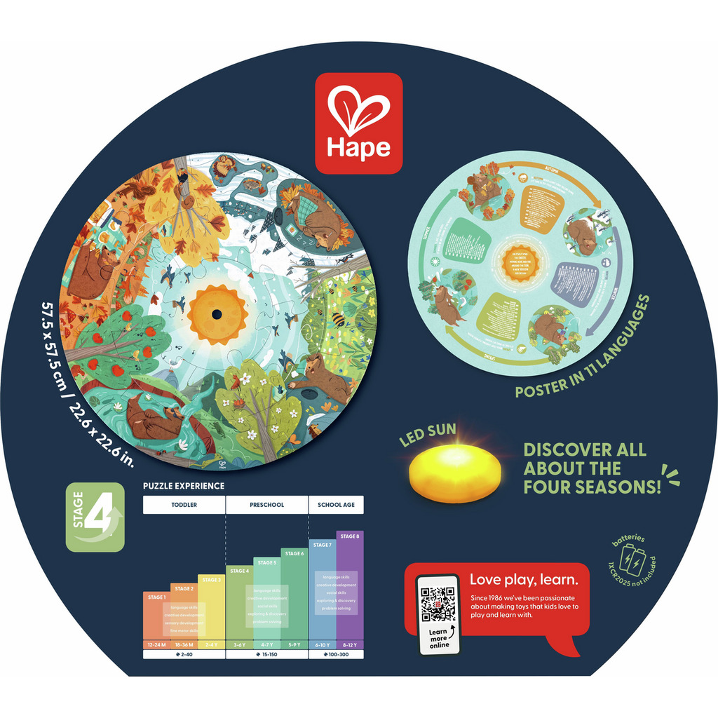 Puzzle „Vier Jahreszeiten“