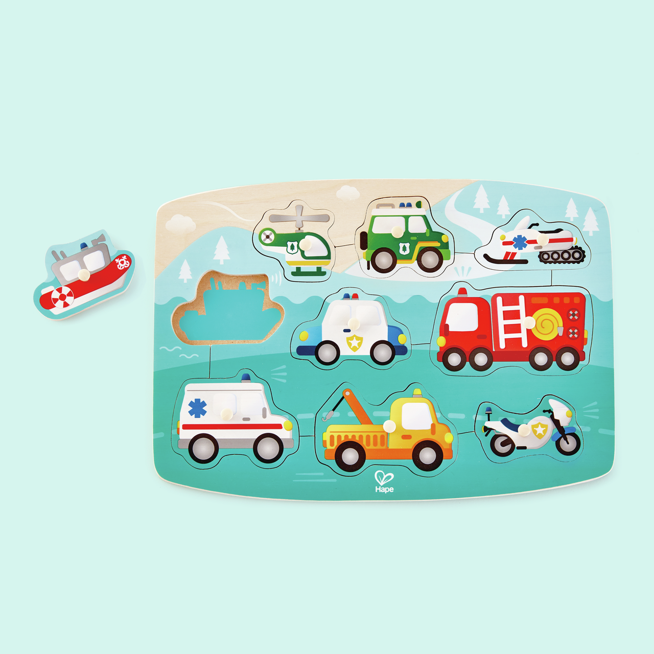 Puzzle Einsatzfahrzeuge 