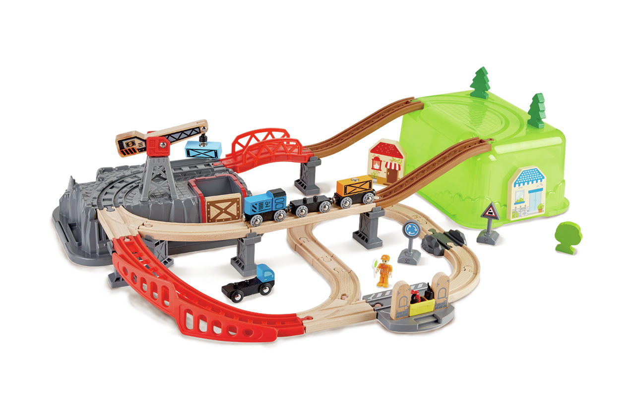 Eisenbahn-Baukasten-Set 