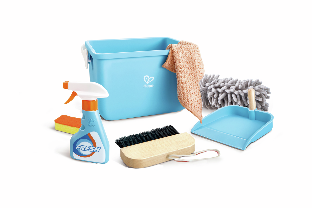Spielzeug-Putzset mit Eimer