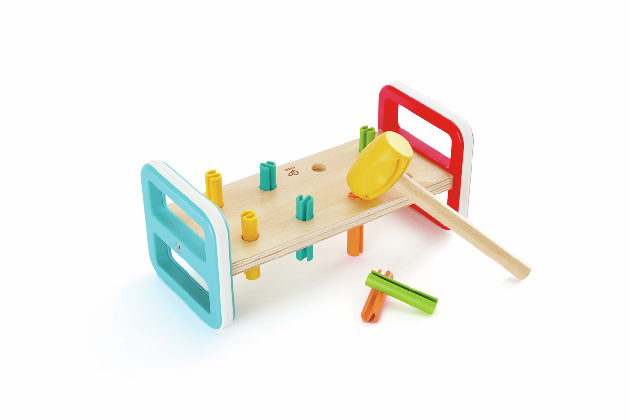 Regenbogen-Klopfbank 