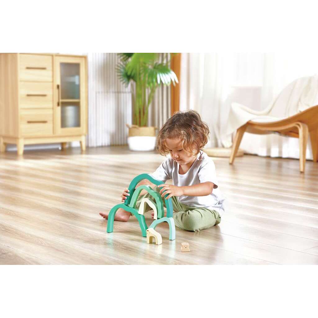 Stapelblöcke Eisbären in der Arktis