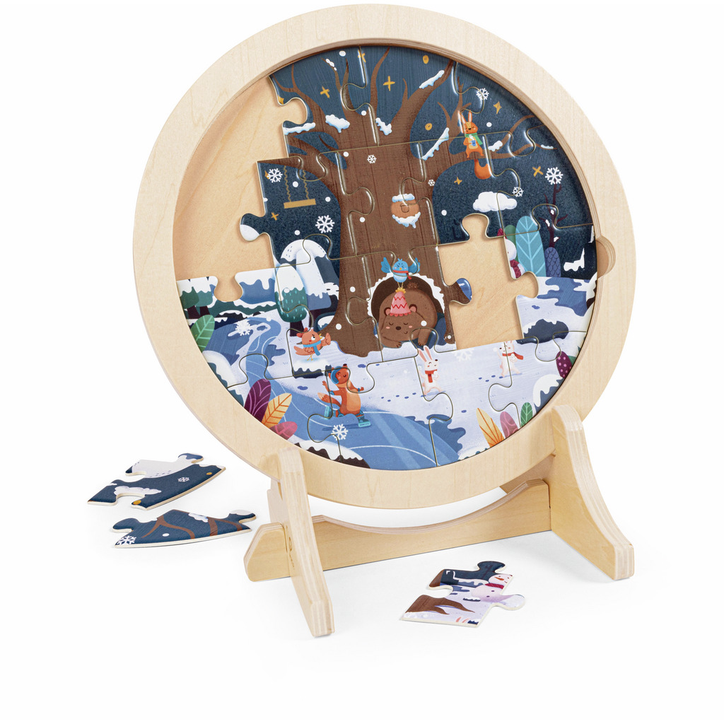 4-Jahreszeiten-Lagenpuzzle 