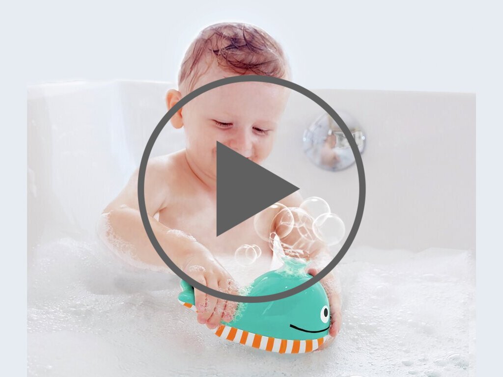 Badespielzeug Seifenblasen-Wal 