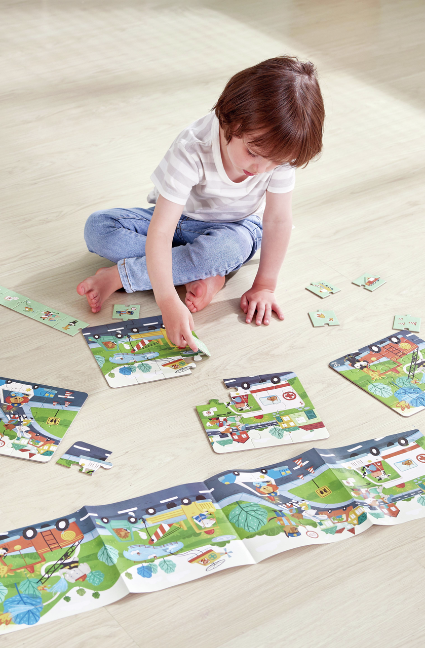 Rettungsfahrzeuge-Puzzle