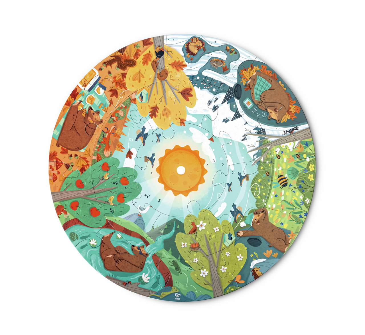 Puzzle „Vier Jahreszeiten“