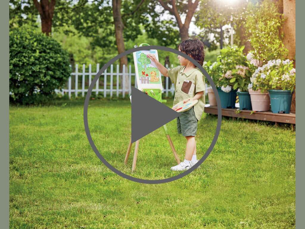 Malpaletten- und Pinsel-Set