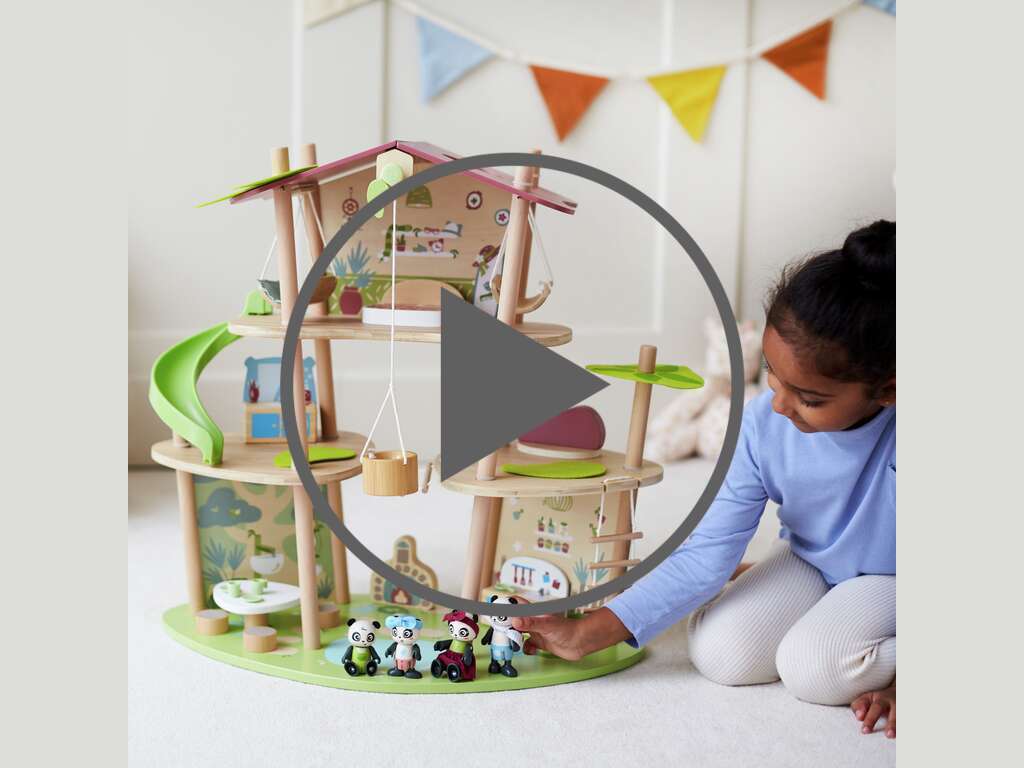 Das Bambushaus der Pandas