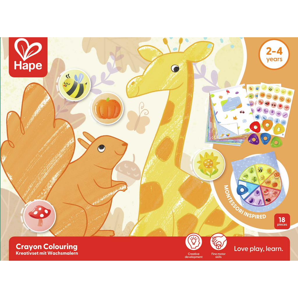 Kreativset mit Wachsmalern