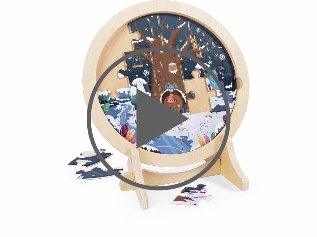 4-Jahreszeiten-Lagenpuzzle 