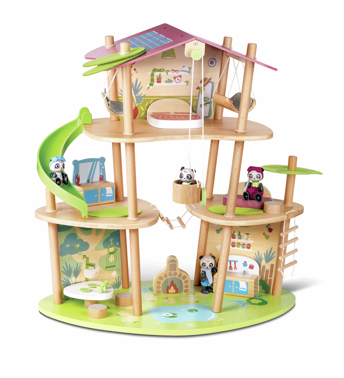 Das Bambushaus der Pandas