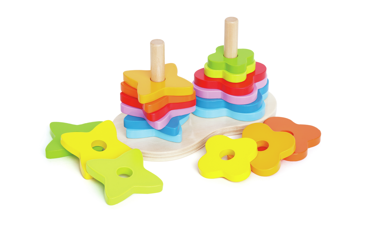 Regenbogen Steckspiel