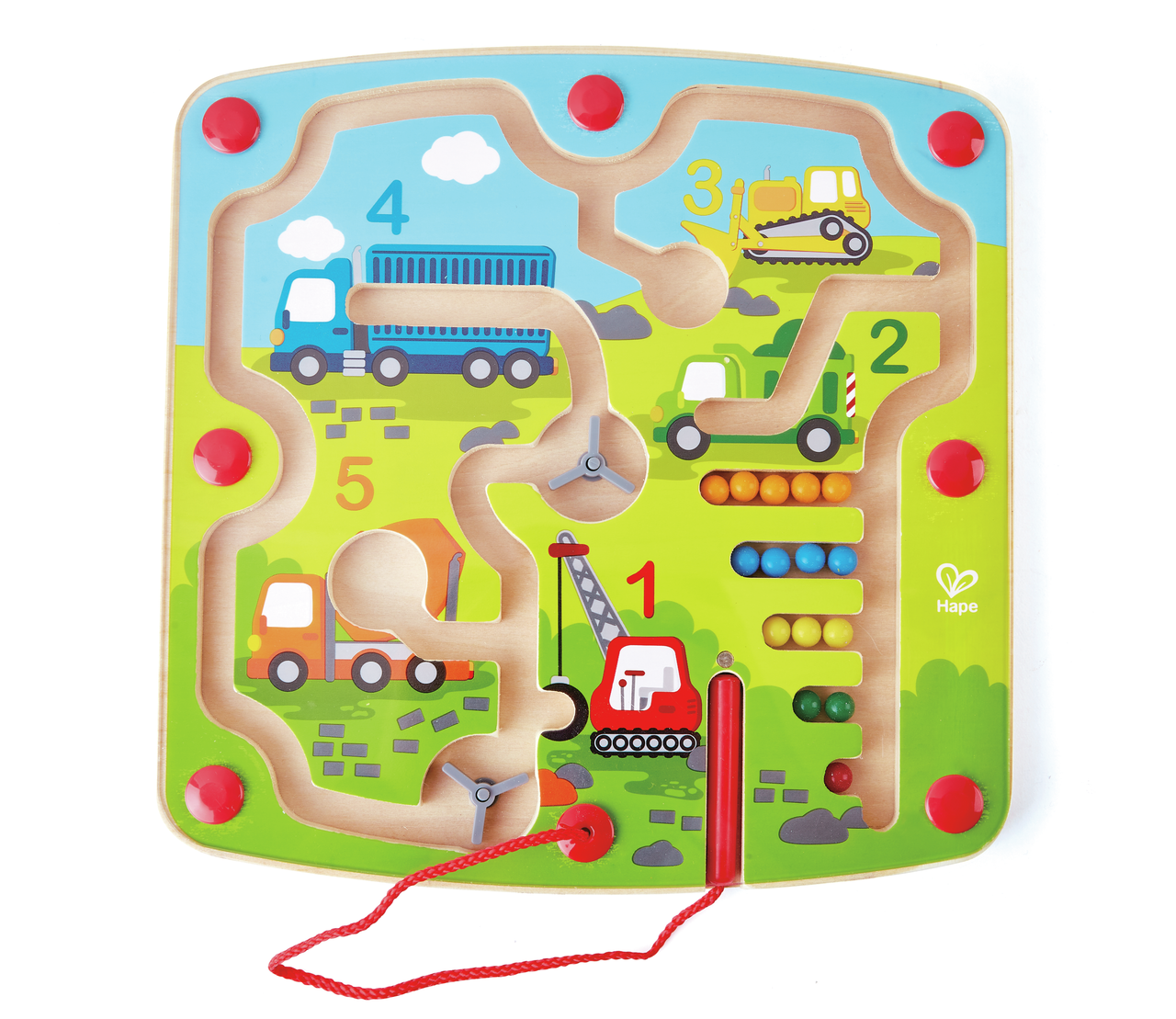 Baufahrzeuge- Labyrinth