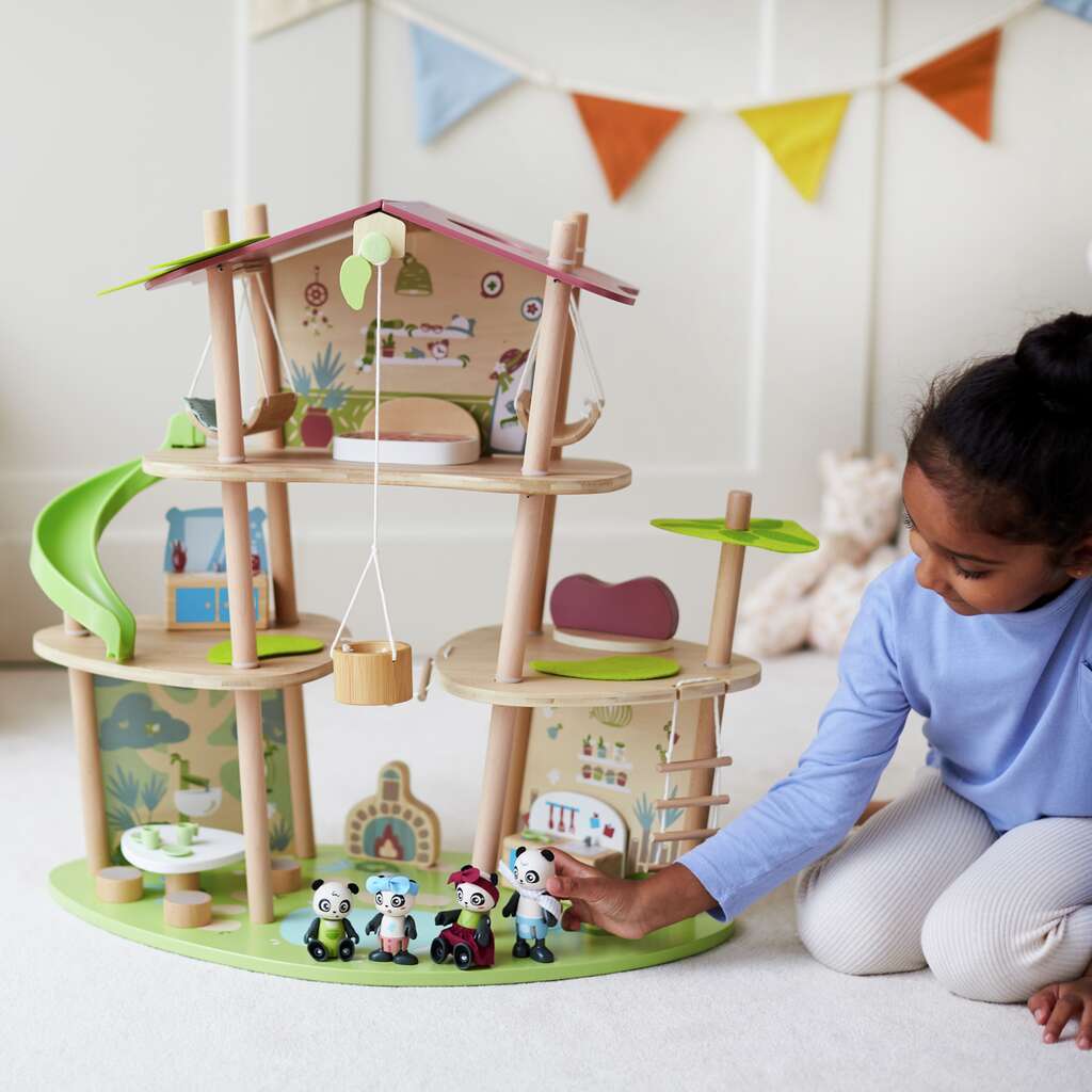 Das Bambushaus der Pandas