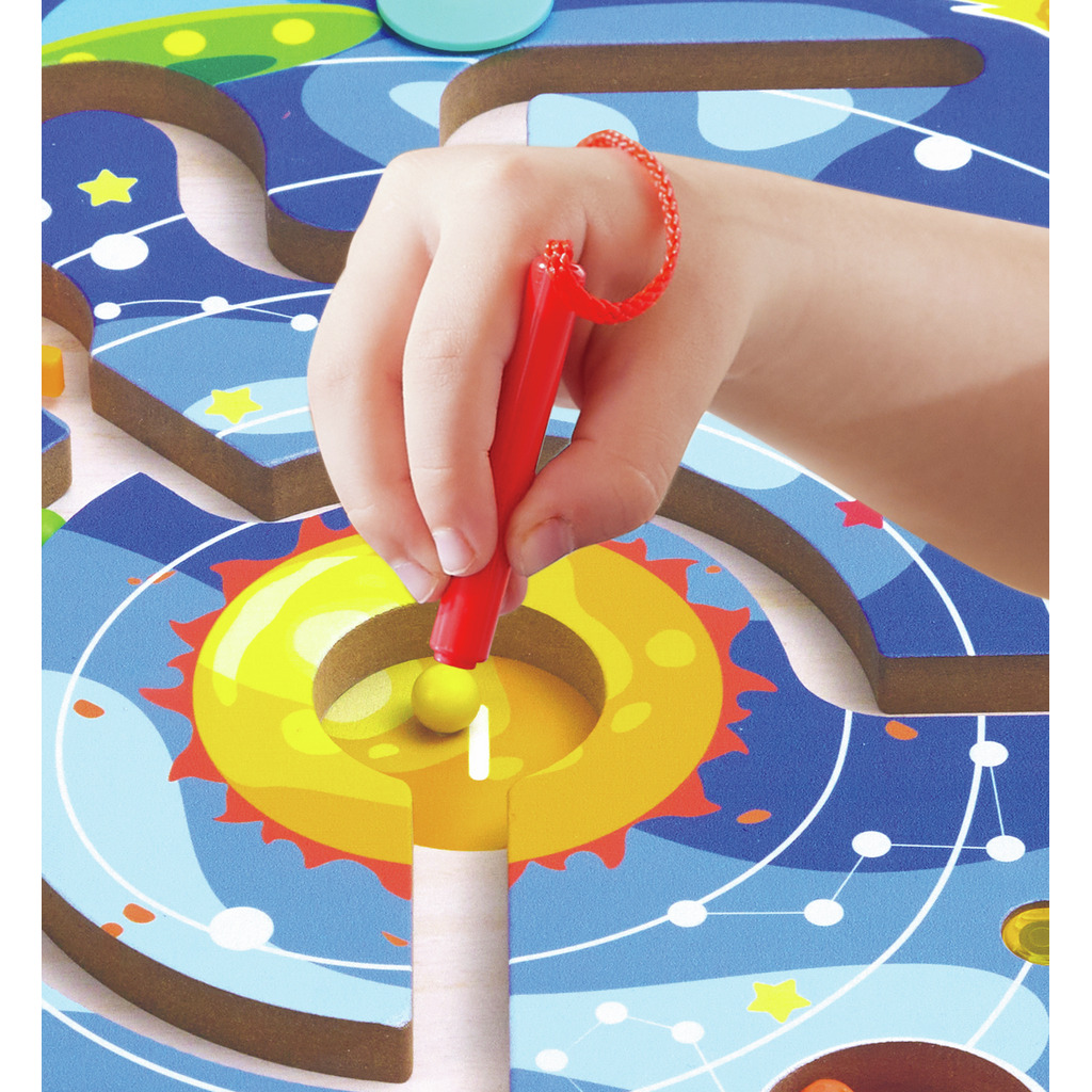 Labyrinth- & Tangram-Tafel „Weltraum”