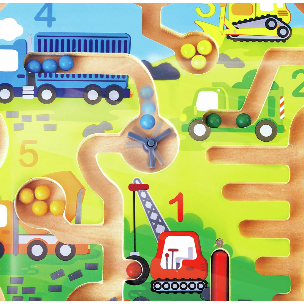 Baufahrzeuge- Labyrinth