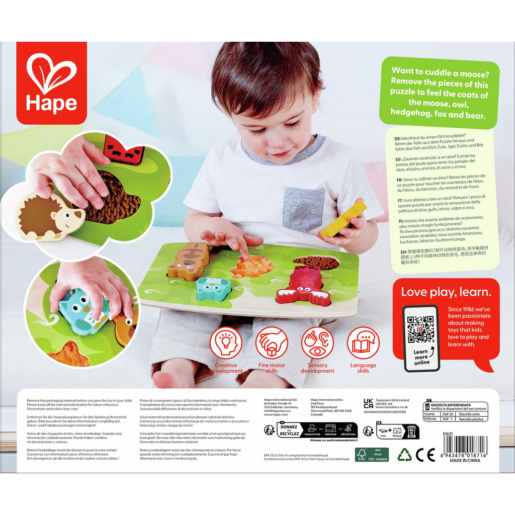 Fühlpuzzle Waldtiere 