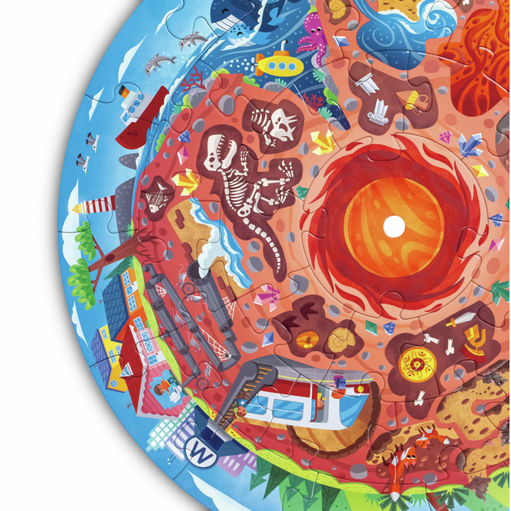 Puzzle „Unter der Erde“