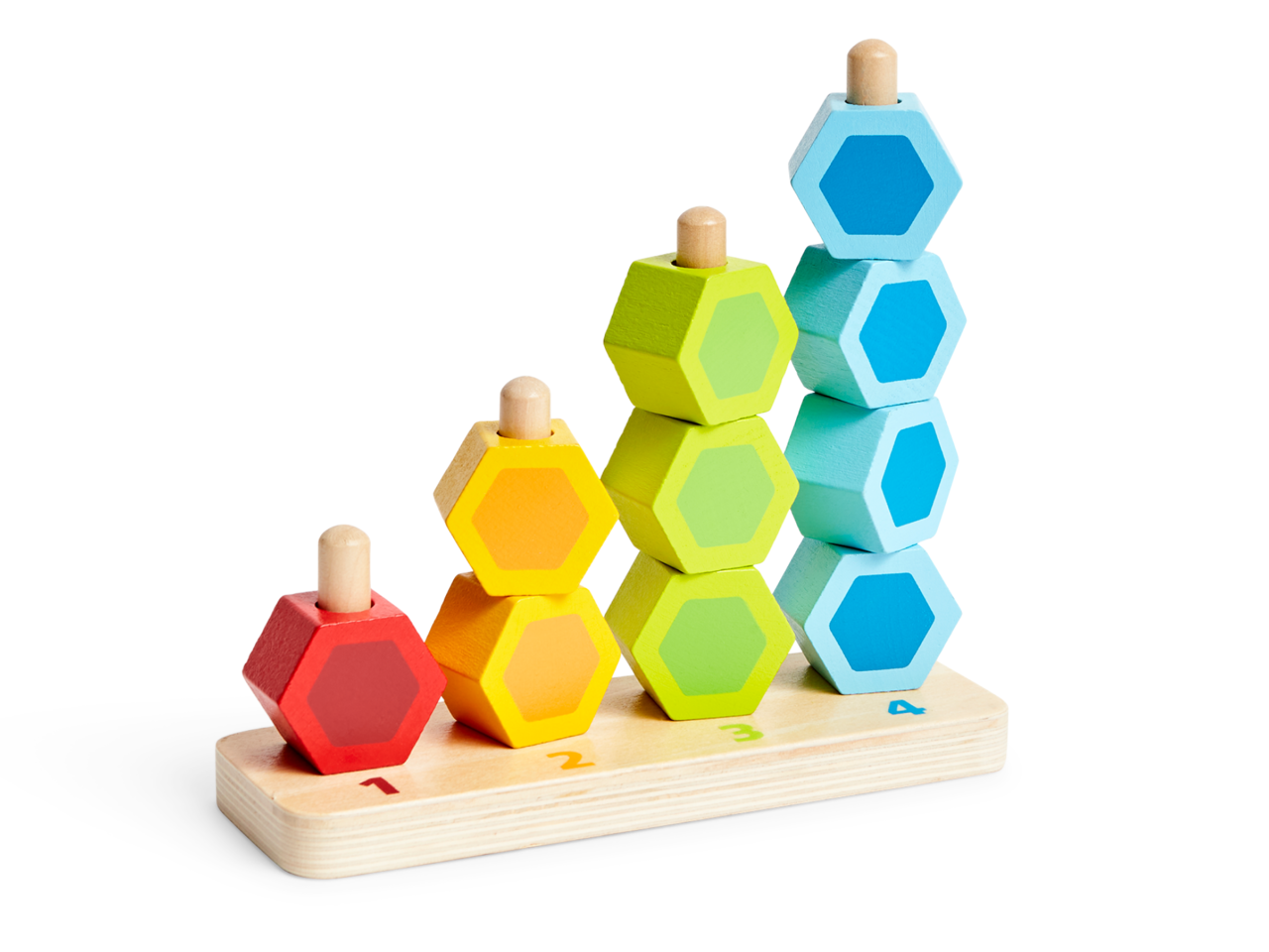 Zähl- und Steckspiel