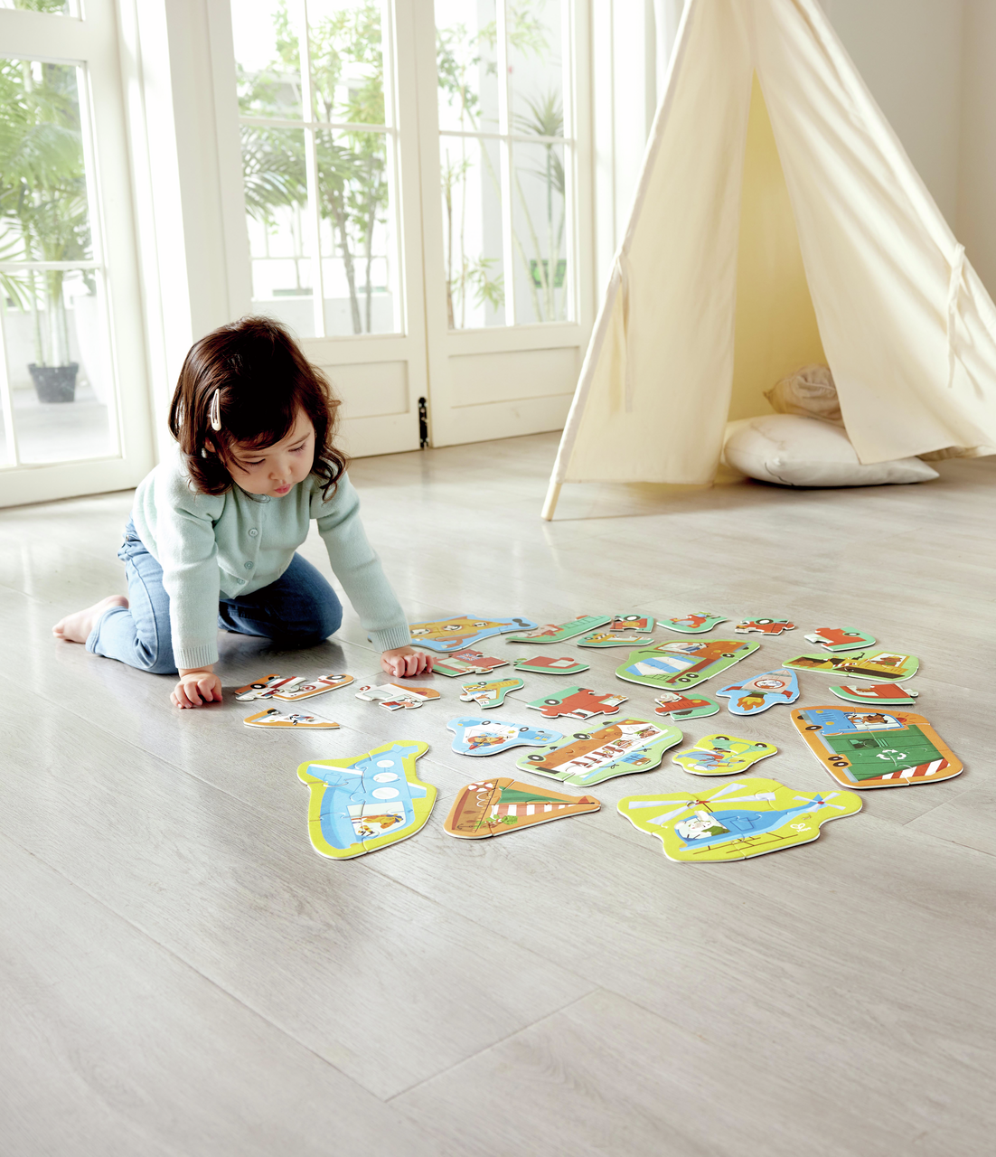 Wunderbares Fahrzeug-Puzzle