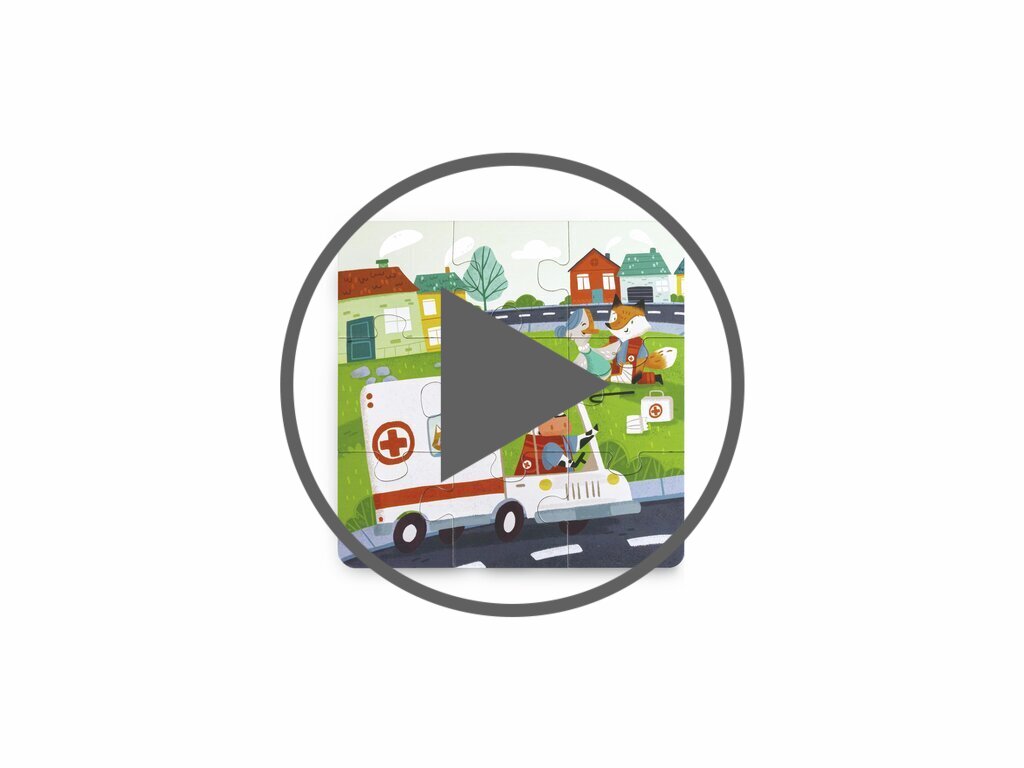 Rettungsfahrzeuge-Puzzle