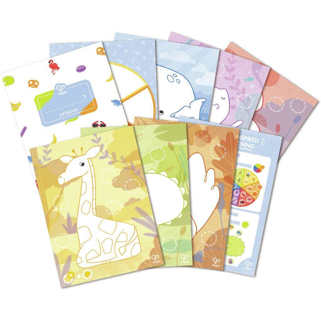 Kreativset mit Wachsmalern