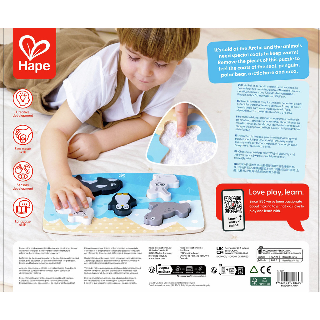 Fühlpuzzle Polartiere 