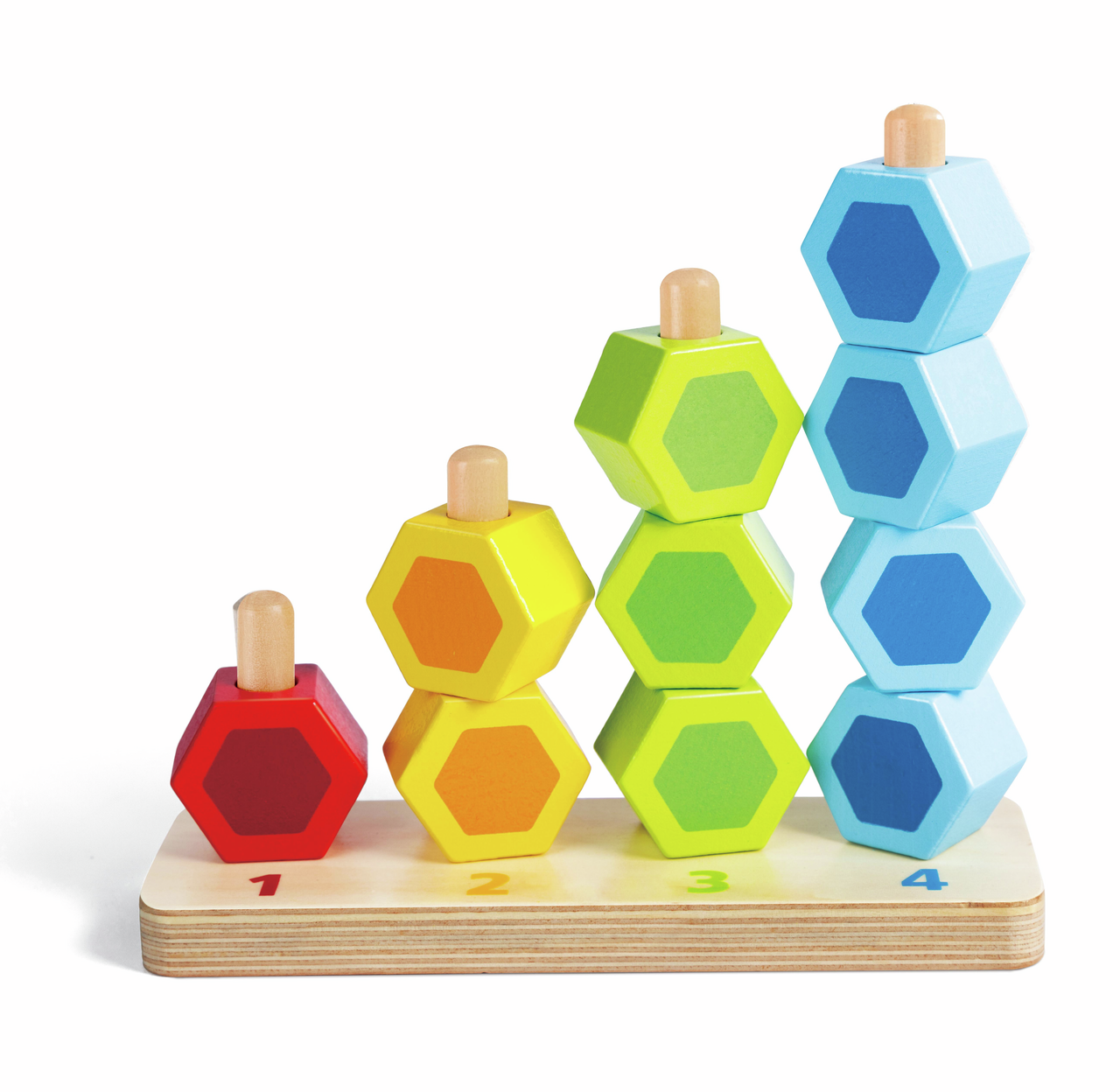 Zähl- und Steckspiel