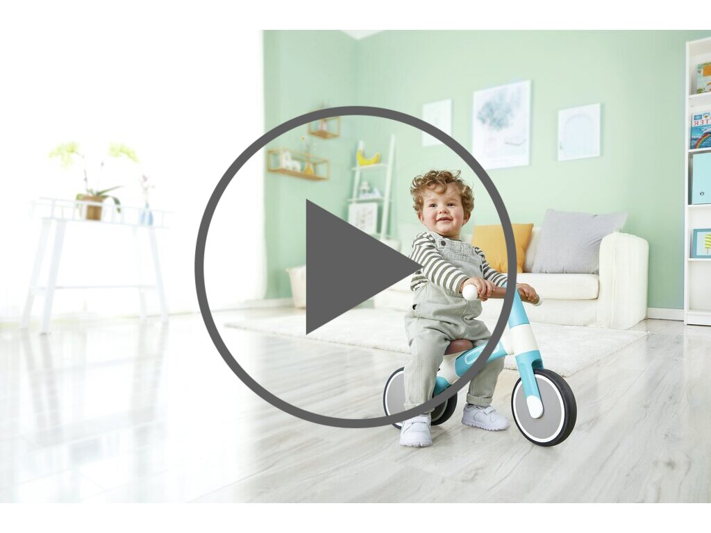 Mein erstes Lauf-Dreirad, helltürkis